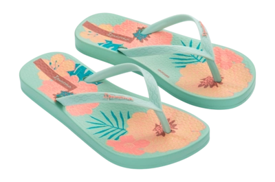 Flip Flops Ipanema Kinder Anatomic Temas Green Yellow 62