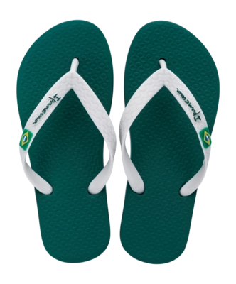 Slipper Ipanema Kids Classic Brasil Green Grey 16