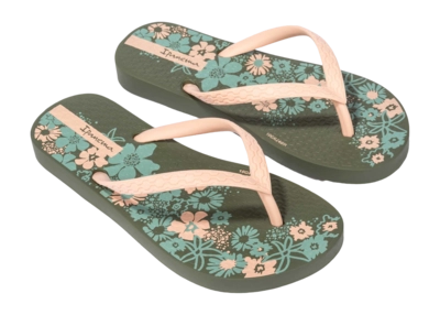 Slipper Ipanema Kids Classic Happy Green Beige 98