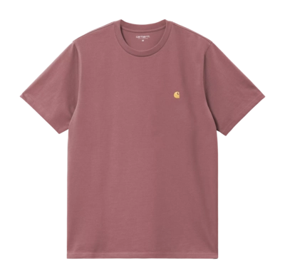 T-Shirt Carhartt WIP S/S Chase Unisex Dusky Pink / Gold