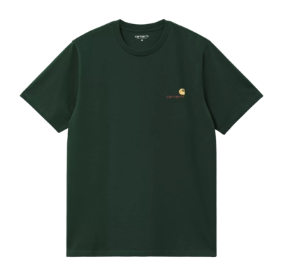 T-Shirt Carhartt WIP S/S American Script Unisex Conifer