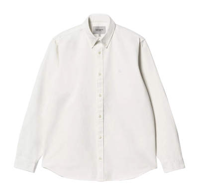 Shirt Carhartt WIP Unisex L/S Bolton Weiß
