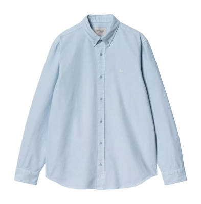 Hemd Carhartt WIP Unisex L/S Bolton Air Sky