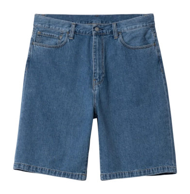 Shorts Carhartt WIP Unisex Landon Blue Heavy Stone Wash