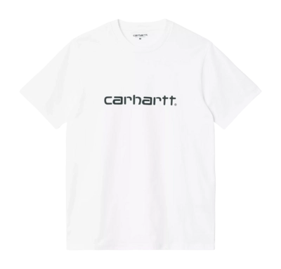 T-Shirt Carhartt WIP Unisex S/S Schrift Weiß / Schwarz