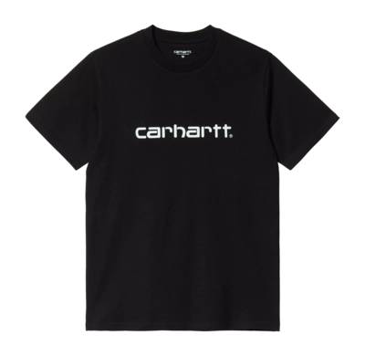 T-Shirt Carhartt WIP Unisex S/S Schrift Schwarz / Weiß