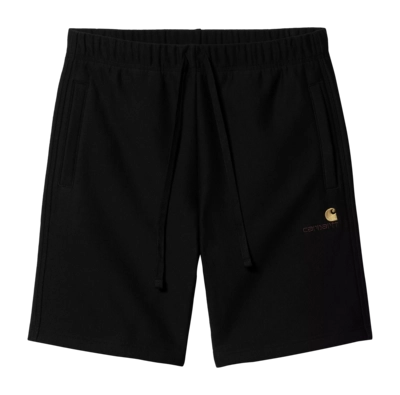 Shorts Carhartt WIP Unisex American Script Sweat Schwarz