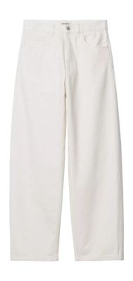Hosen Carhartt WIP Damen Brandon White Rinsed