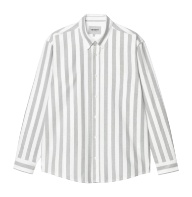 Chemise Carhartt WIP Unisexe L/S Dillion Dillion Stripe Park / White