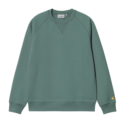 Sweatshirt Carhartt WIP Unisex Chase Silver Kiefer / Gold