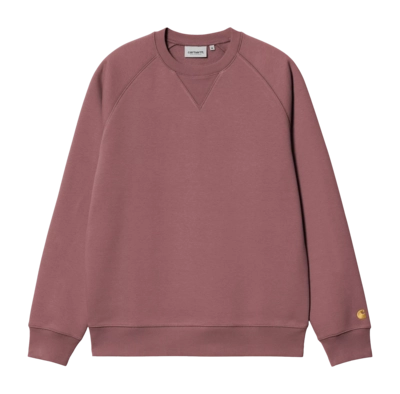 Sweatshirt Carhartt WIP Unisex Chase Dusky Pink / Gold