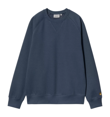 Pull Carhartt WIP Unisexe Chase Dusky Blue / Gold