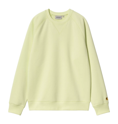 Sweatshirt Carhartt WIP Unisex Chase Air Grün / Gold