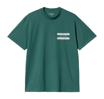 T-Shirt Carhartt WIP Unisex S/S Catalogue Regenwald / Weiß