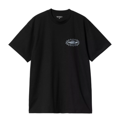 T-Shirt Carhartt WIP Unisex S/S Catalogue Schwarz / Bluebird
