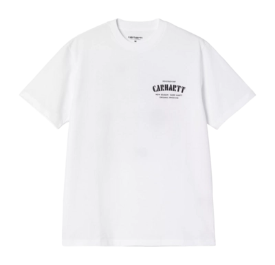 T-Shirt Carhartt WIP Unisex S/S Catalogue C Logo White