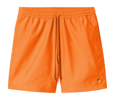 Short de Bain Carhartt WIP Unisex Chase Pumpkin / Gold