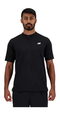 Tennis Shirt New Balance Men Tournament Top Black