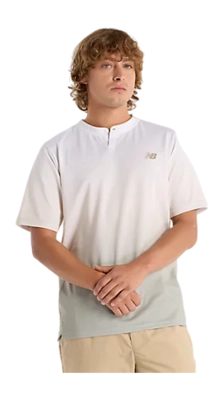 Tennis Shirt New Balance Men Printed Tournament Top Linen
