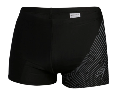 Zwembroek Speedo Men Eco Medley Logo Aquashort Black Grey