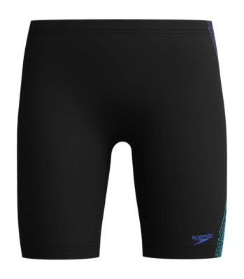 Maillot de Bain Speedo Garçons Eco Plastisol Placement Jammer Noir Bleu