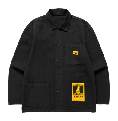 Shirt Service Works Unisex Canvas Chore Black