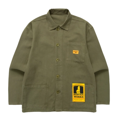 Shirt Service Works Unisex Canvas Chore Olive