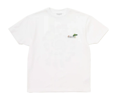 T-Shirt Sabbatical Vintage Unisex Dancing Shrooms White