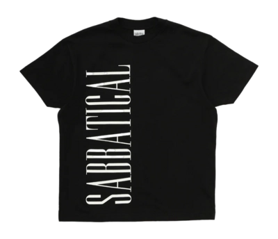 T-Shirt Sabbatical Vintage Unisex Sabbatical Logo Black