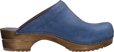 Klomp Sanita Women Wood Chrissy Open Dove Blue