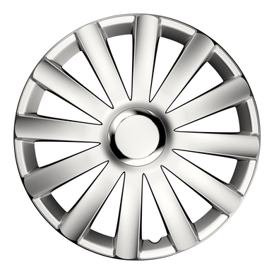 Wieldoppenset Carpoint Spyder Pro White Caravan 14 inch