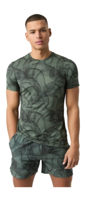 Tennis Shirt Björn Borg Men Ace Printed T-Shirt Big Grid 1