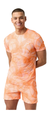 Tennis Shirt Björn Borg Men Ace Printed T-Shirt Big Grid 2 '25