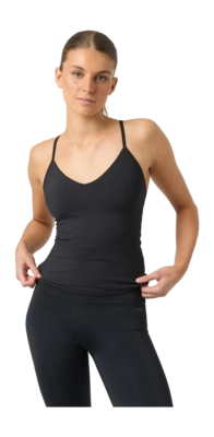 Tanktop Björn Borg Women Studio Ribbed Strap Tank Top Black Beauty