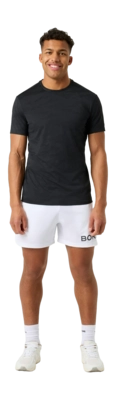 T-Shirt Björn Borg Men Borg Performance T-Shirt Black Beauty 2025