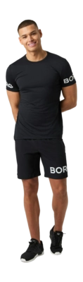 T-Shirt Björn Borg Men Borg T-Shirt Black Beauty