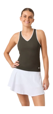 Tennis Shirt Björn Borg Women Ace V Neck Tank Top Peat