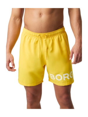 Zwembroek Björn Borg Men Borg Swim Shorts Lemon