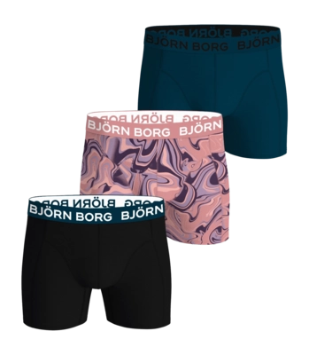 Boxer Shorts Björn Borg Men Cotton Stretch Boxer Multi-coloured Multipack 11 (3-pack) 25