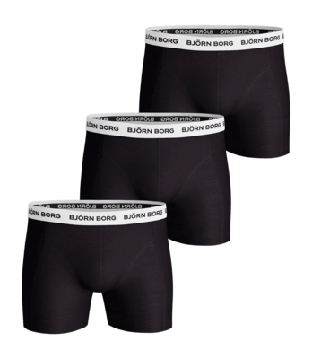 Boxer Shorts Björn Borg Men Cotton Stretch Boxer 2 Multi-coloured Pack 4 (3-pack)