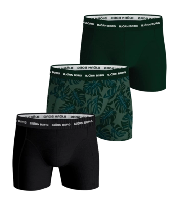 Boxer Shorts Björn Borg Men Cotton Stretch Boxer 2 Multi-coloured Pack 5 (3-pack)