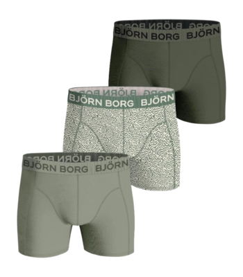 Boxer Shorts Björn Borg Men Cotton Stretch Boxer 3 Multipack 3 (3-pack)