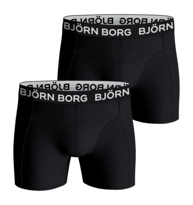 Boxershort Björn Borg Cotton Stretch Boxer Multipack 1 Herren Black (2er-Pack) 25