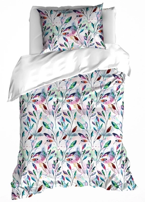 Bettwäsche De Witte Lietaer Lupine White Paws Baumwolle Satin