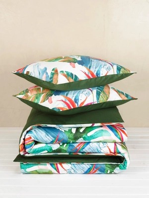 Bettwäsche De Witte Lietaer Barbados Treetop Baumwolle Satin