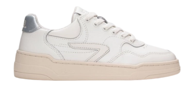 Baskets HUB Women Court L31 Off White Light Bone Silver