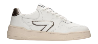 Sneaker HUB Court L31 Damen Off-White / Antique Bronze
