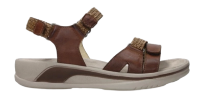 Sandales Wolky Femme Acula Softy Wax Leather Cognac