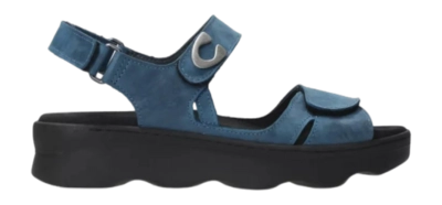 Sandalen Wolky Medusa Fantastic Leather Damen Atlantic Blue / Black