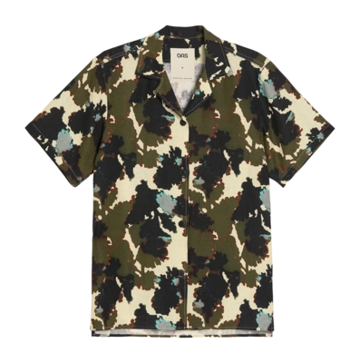 Hemd OAS Herren Foliago Cuba Linen